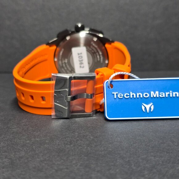 TechnoMarine Ocean Nomad Men's Watch - 43mm, Orange (TM-318099) - Picture 8 of 12